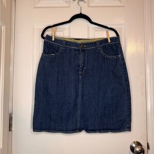 Vintage Westport Indigo Denim Mini Skirt